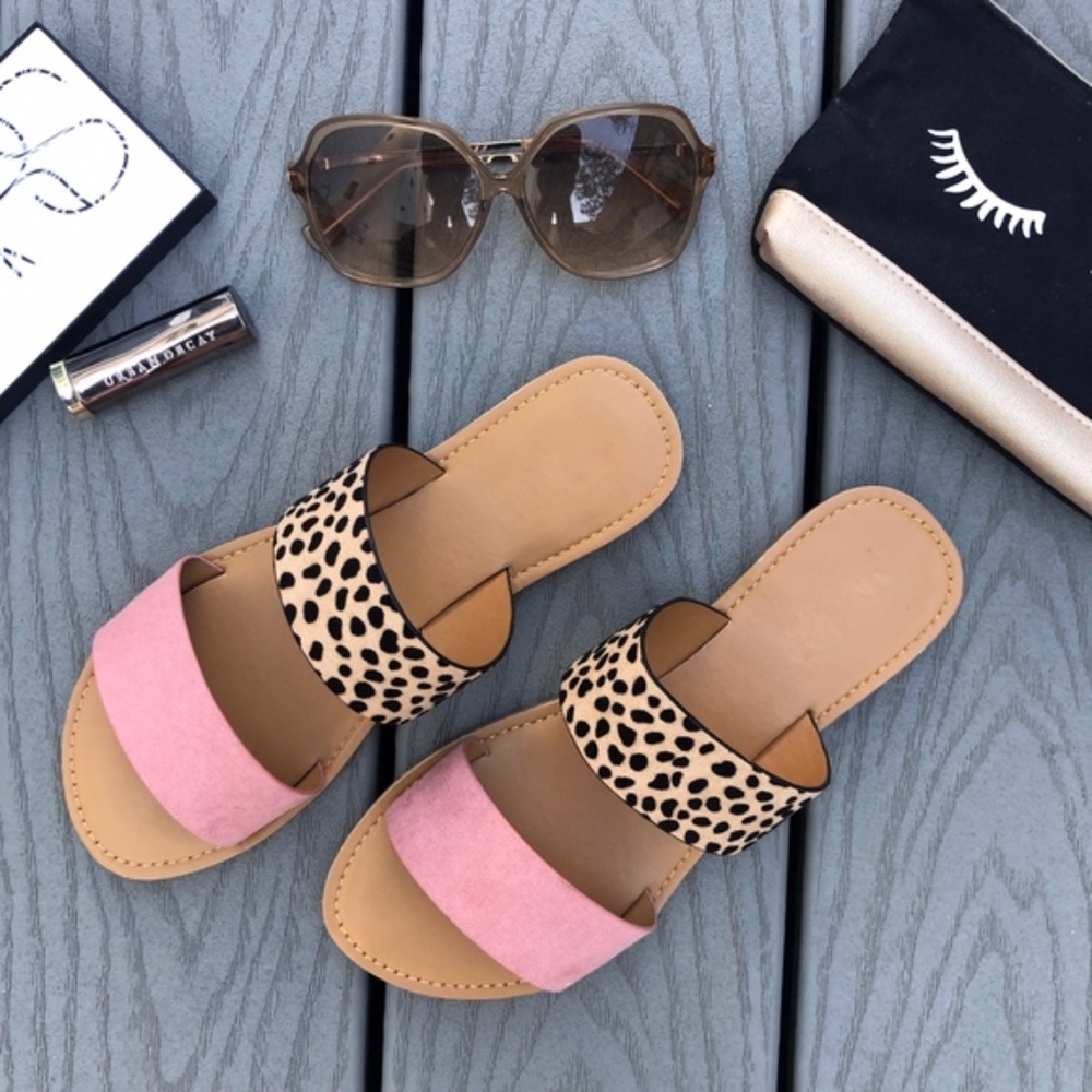 BELLE Slip on Sandals - PINK    - Picture 5 of 5